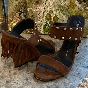 Giuseppe Zanotti Fringe Wedges